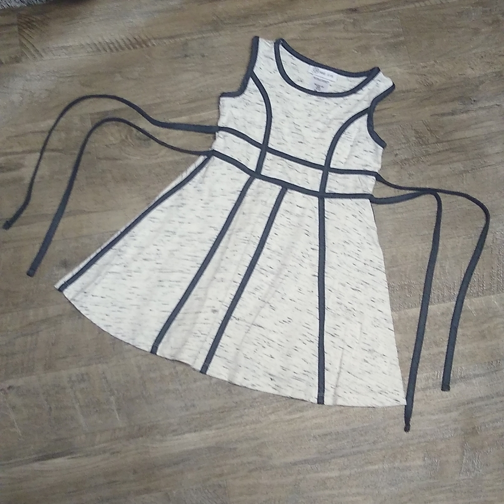 Size 5 Bonnie Jean gray and cream dress
